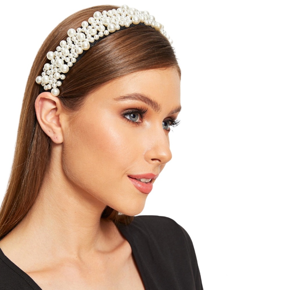 New Boutique Faux Pearl Headband